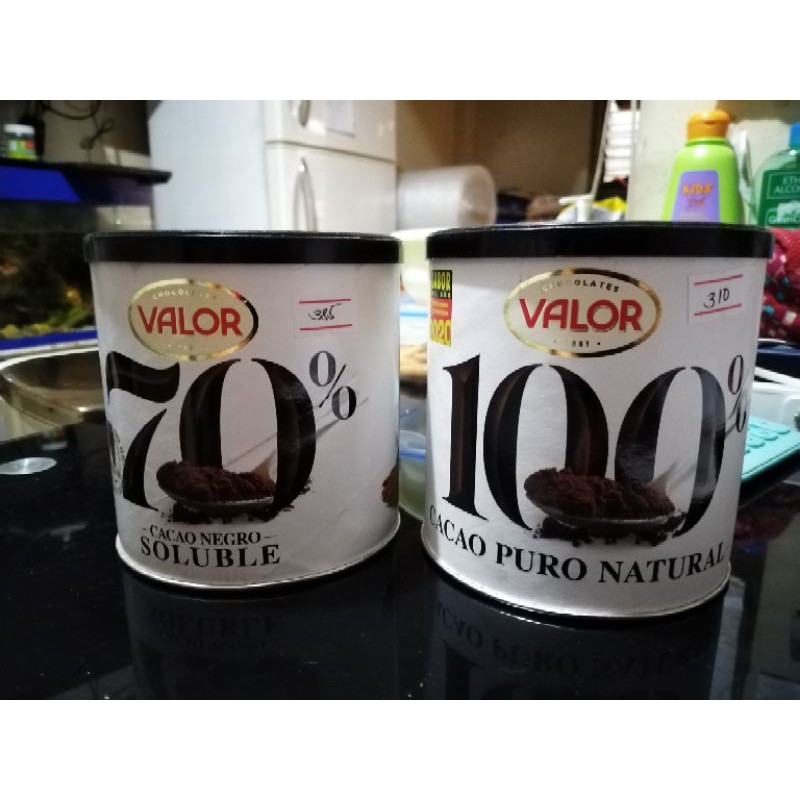 Valor Natural Pure Cacao Powder 150g/300g (70% and 100%)