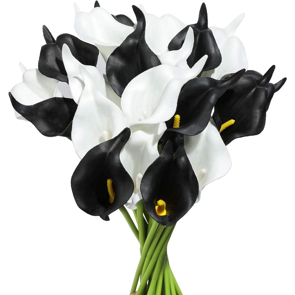 Calla Lily Bridal Wedding Bouquet Head Lataex Real Touch