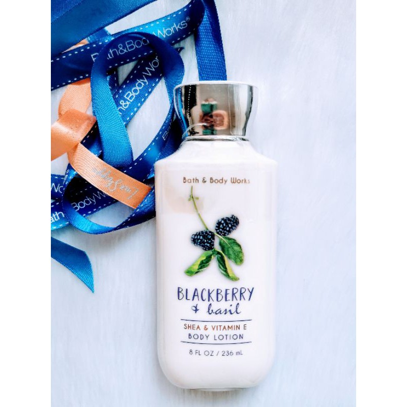 Bath and Body Works Lotion - Blackberry and Basil