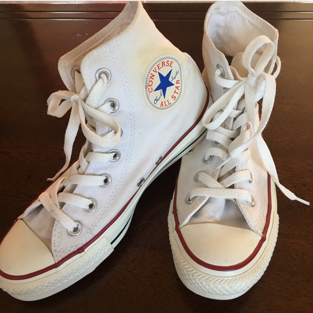 Chuck taylor white high cut sales price