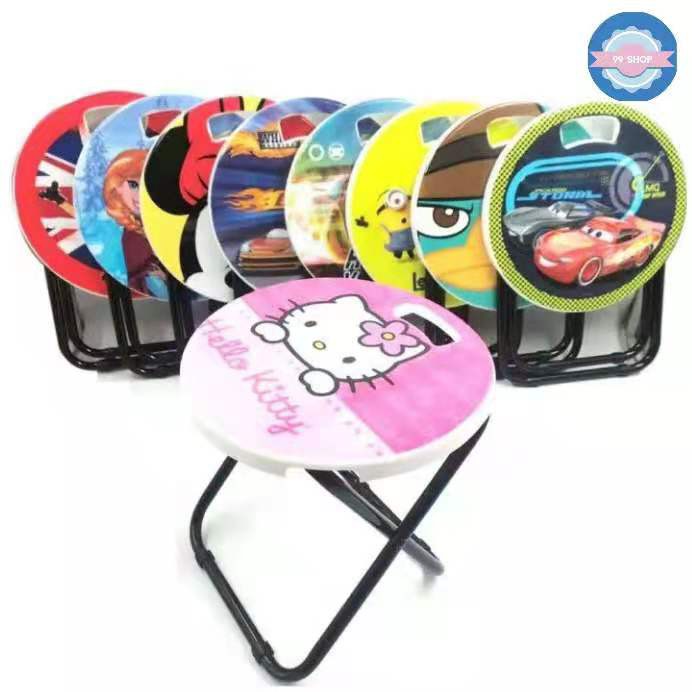 Foldable Kiddie Stool Kids Party Chair Kiddie Chairs Character Folding ...