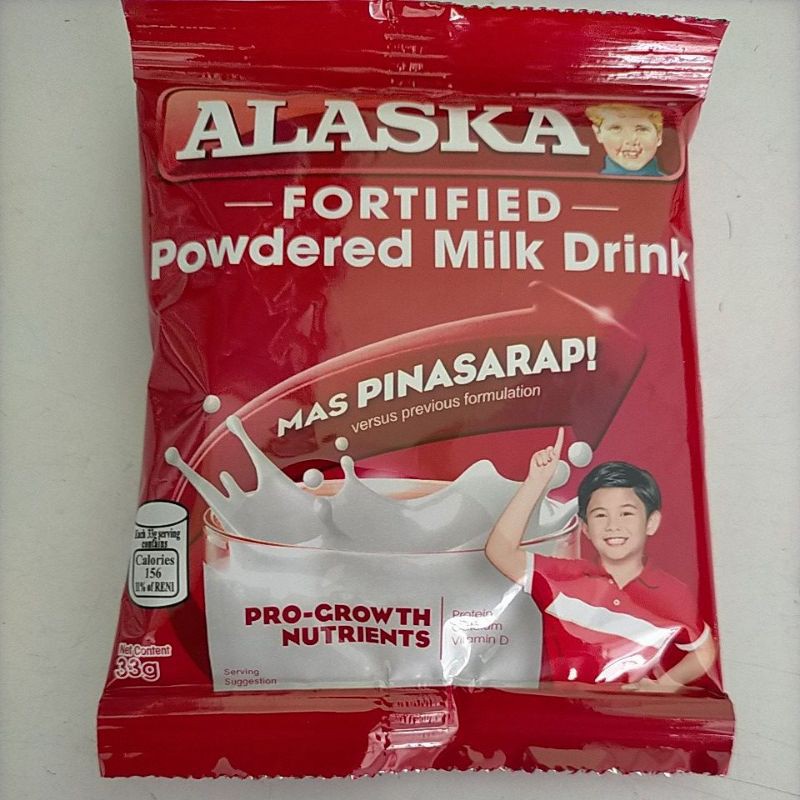 Alaska Fortified Powdered Milk Powder 33g Shopee Philippines