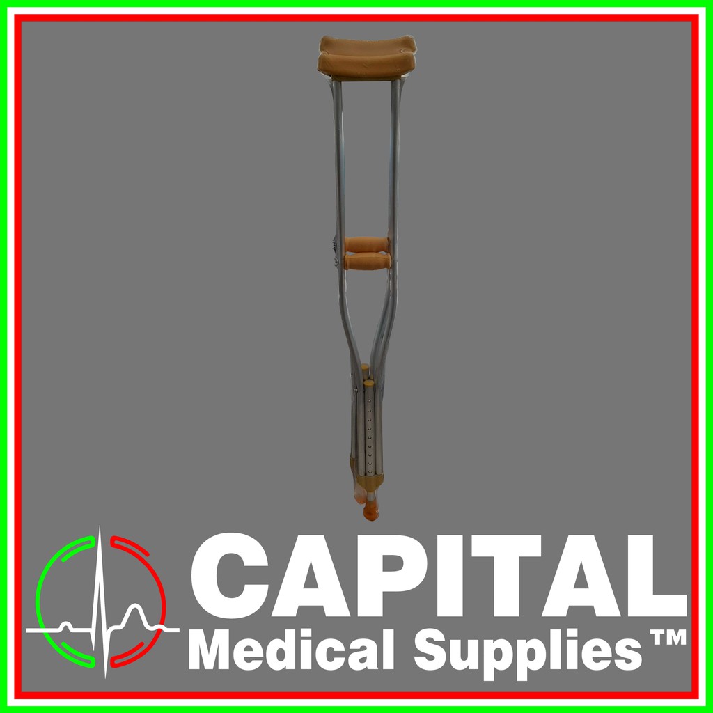 Adjustable adult, Crutches with armrest pad for elderly underarm