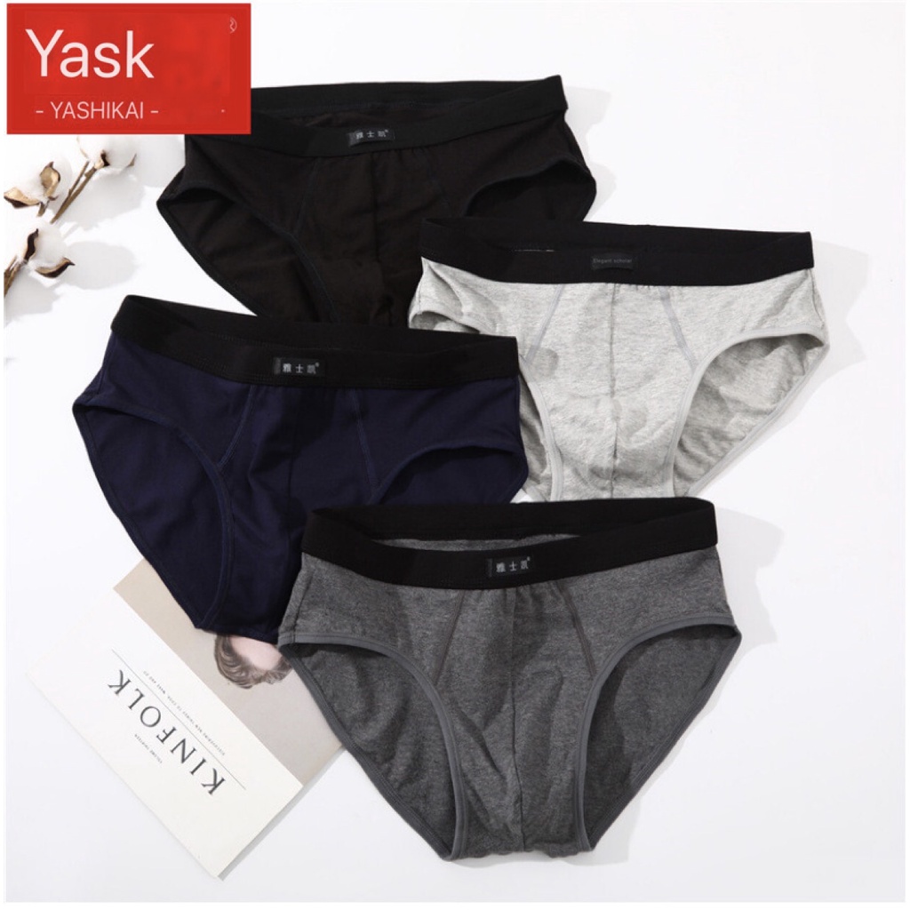 Pure cotton men's underwear comfortable and breathable men's threeangle underwear men's shorts