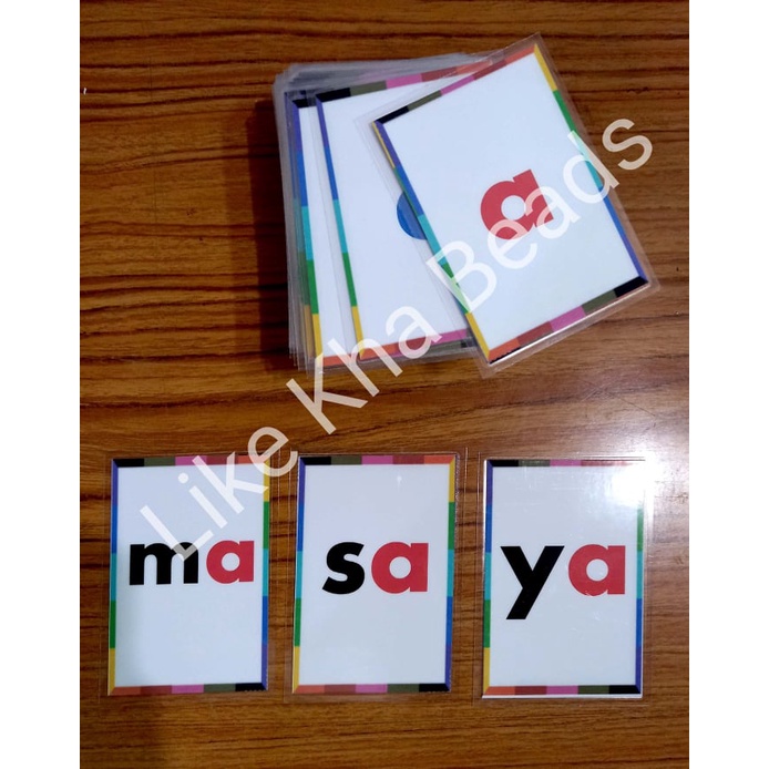 80 pcs. Laminated Flash cards ABAKADA | 80 pcs. Laminated Flashcards ...