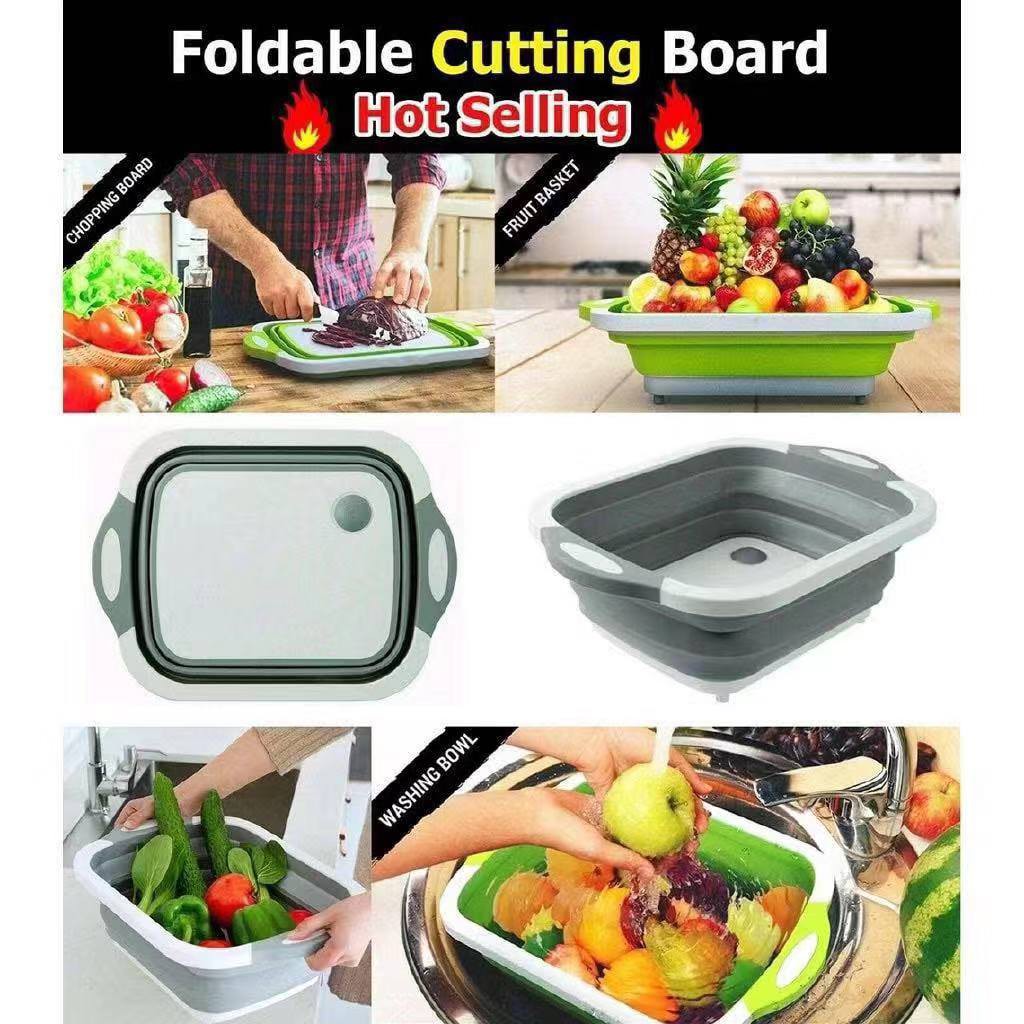 Cutting Board Flexible cutting boar Multi-Function 2 In 1 Foldable ...