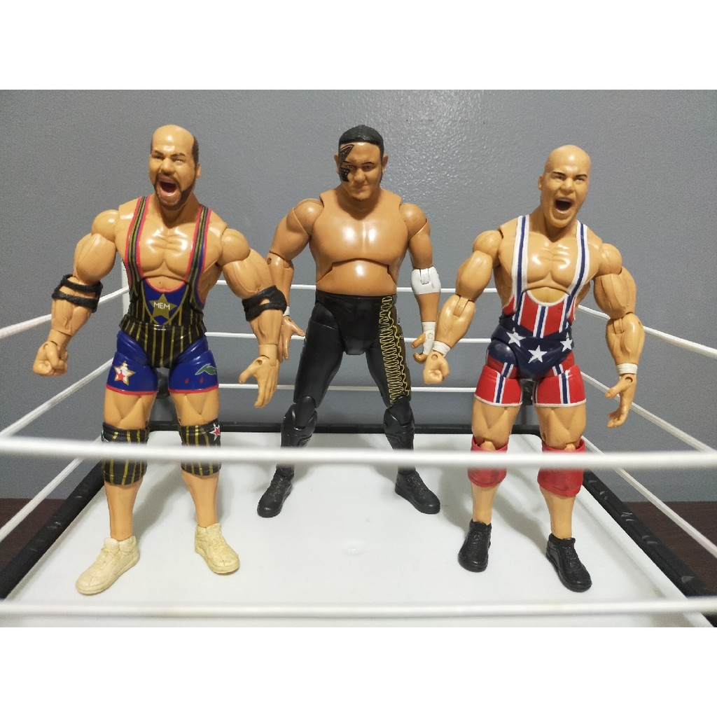 TNA Impact WWE Kurt Angle Samoa Joe Jakks Elite Deluxe wrestling