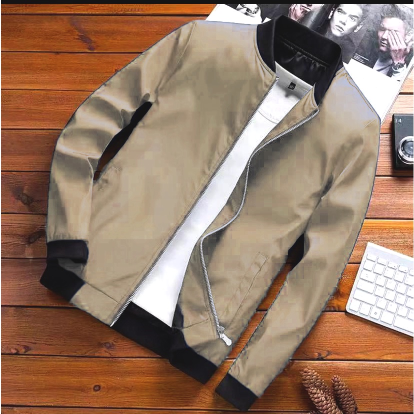 Myron Fashion Korean Style Bomber Jacket unisex casual menswear ...