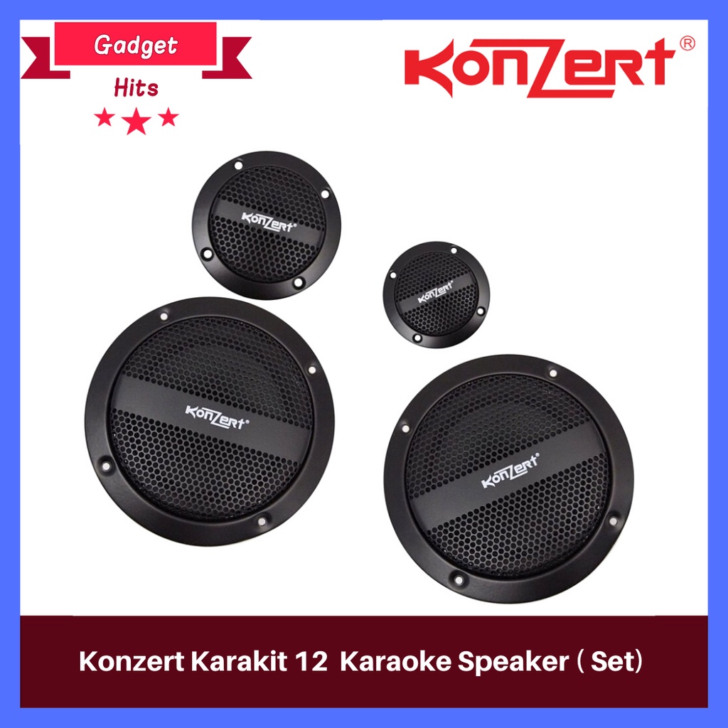 KONZERT Karakit 12 Karaoke Speaker Set / Karaoke Speaker Set Shopee