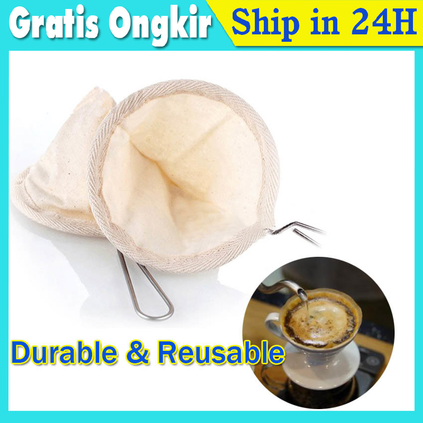 Coffee Tea Cloth Filter Cloth Filter Cloth Filter Iron Handle Cloth