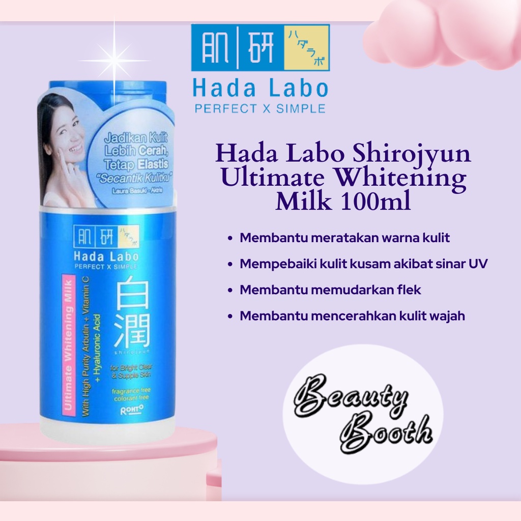 Hada LABO NEW LOOK! Shirojyun Ultimate Whitening Milk 100ml/Shirojyun
