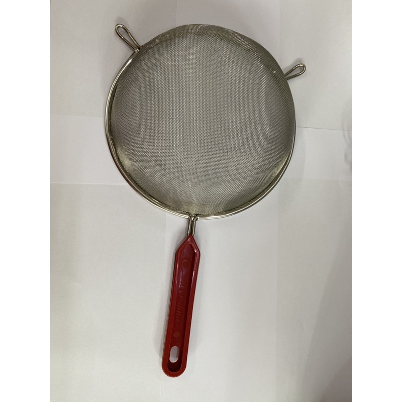 Strainer Stainless 18cm red sifter salaan mesh sieve | Shopee Philippines
