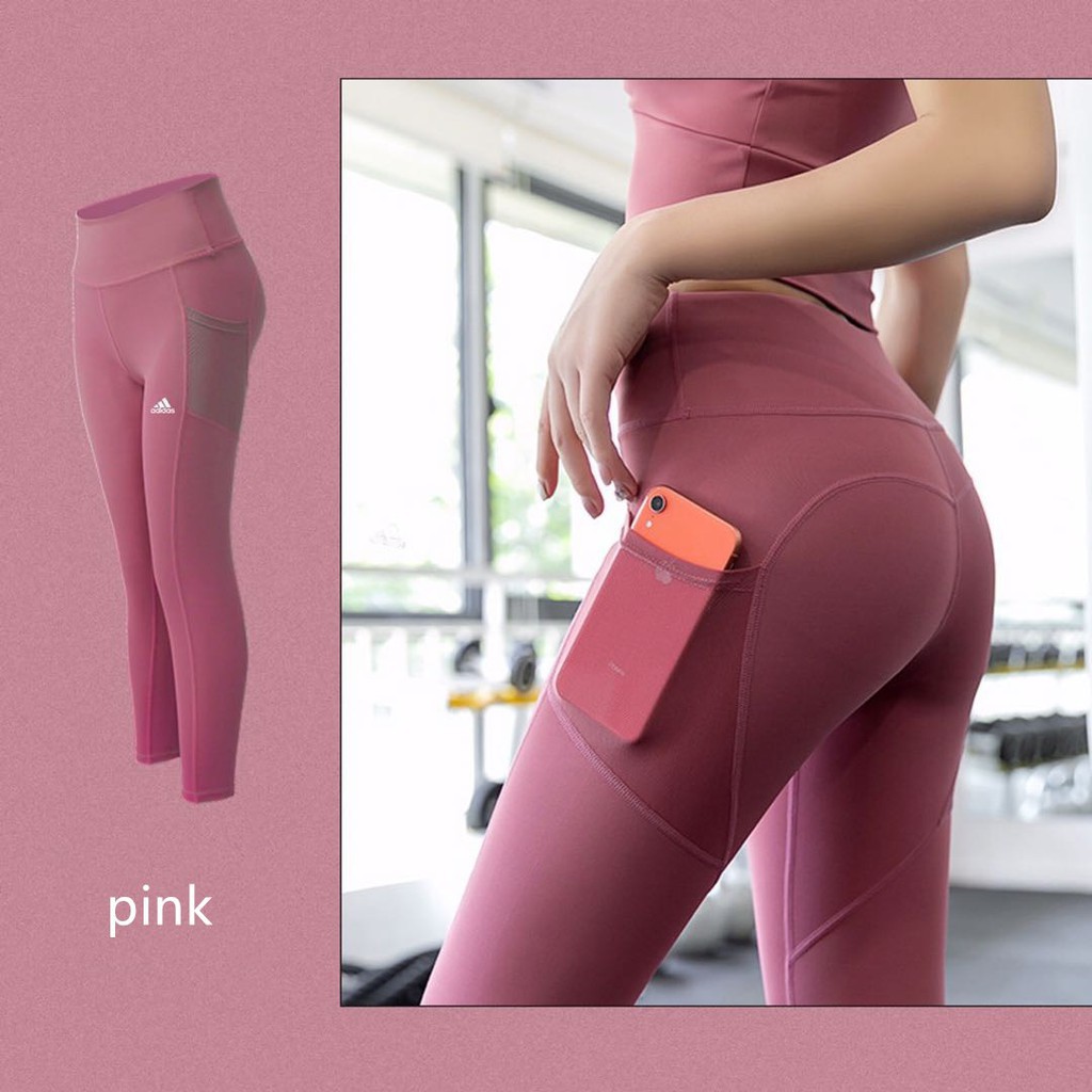 Womens Yoga Pants Pocket Sexy  Women Sexy Elastic Yoga Pants