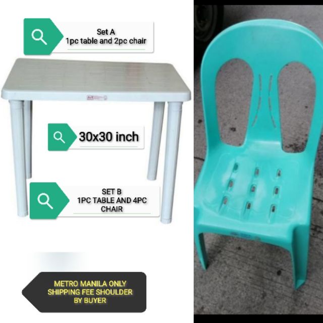monoblock table and chair Monoblock table and chair set