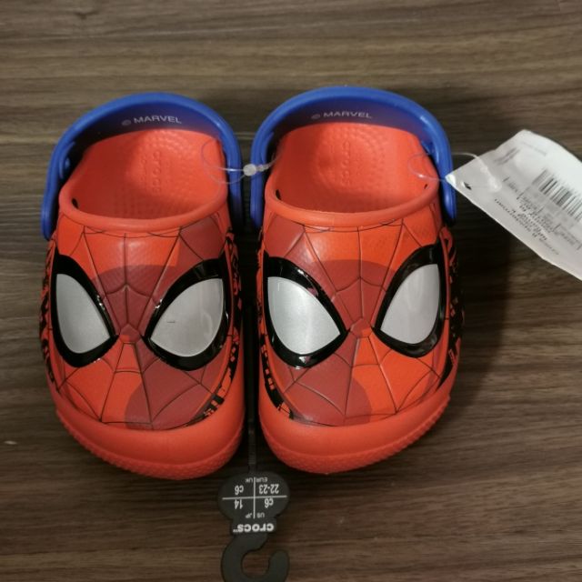 Crocs store spiderman lights