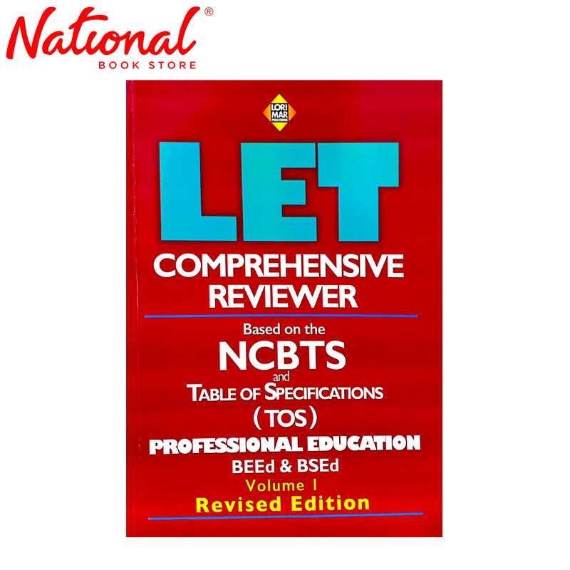 Let Comprehensive Reviewer Based On The Table Of Specifications (Tos ...