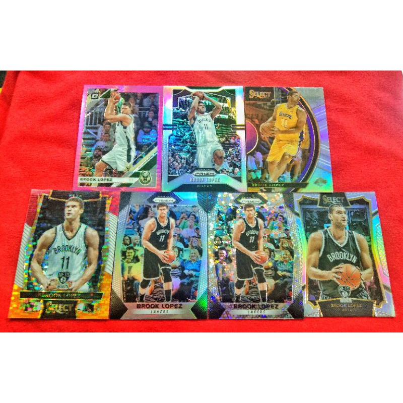 NBA CARDS BROOK LOPEZ PARALLELS LOT Shopee Philippines