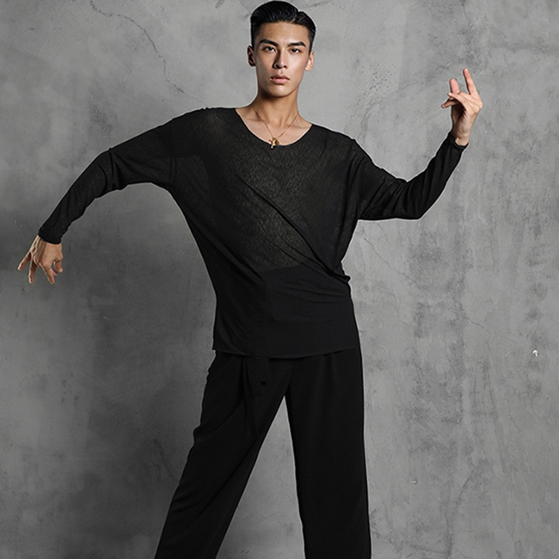 Adult Latin Dance Costumes Men S National Standard Dance Clothes