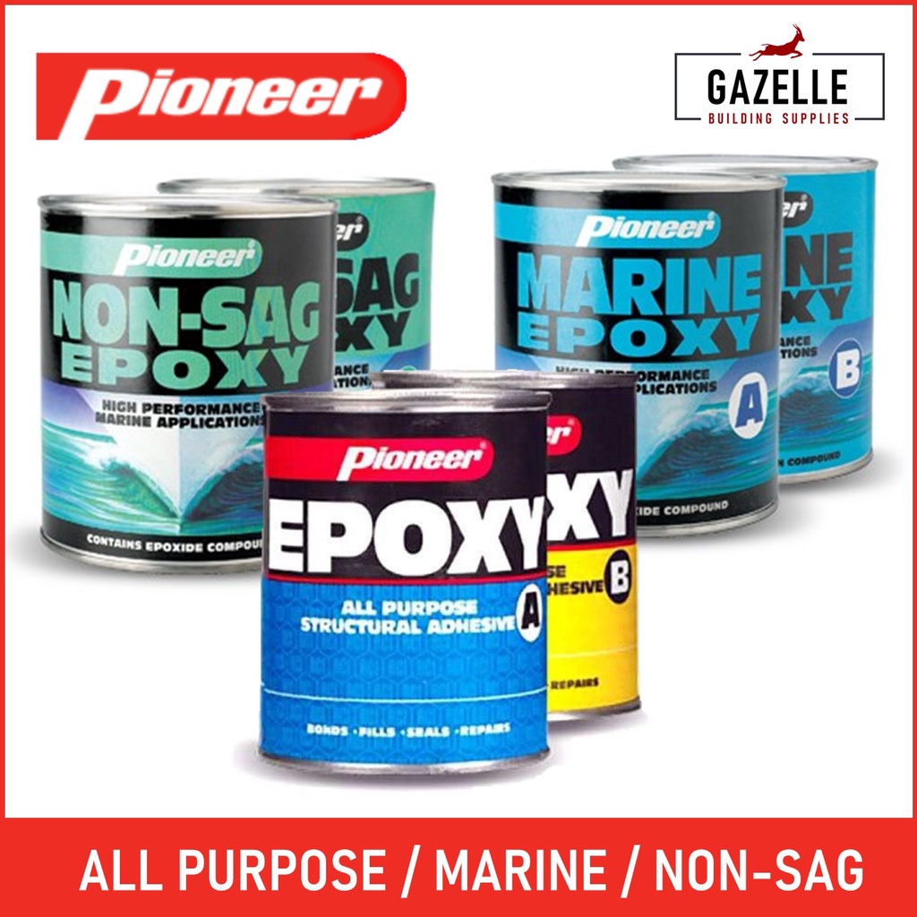 Pioneer All Purpose Epoxy Set ( A & B) / Marine Epoxy Set / Non