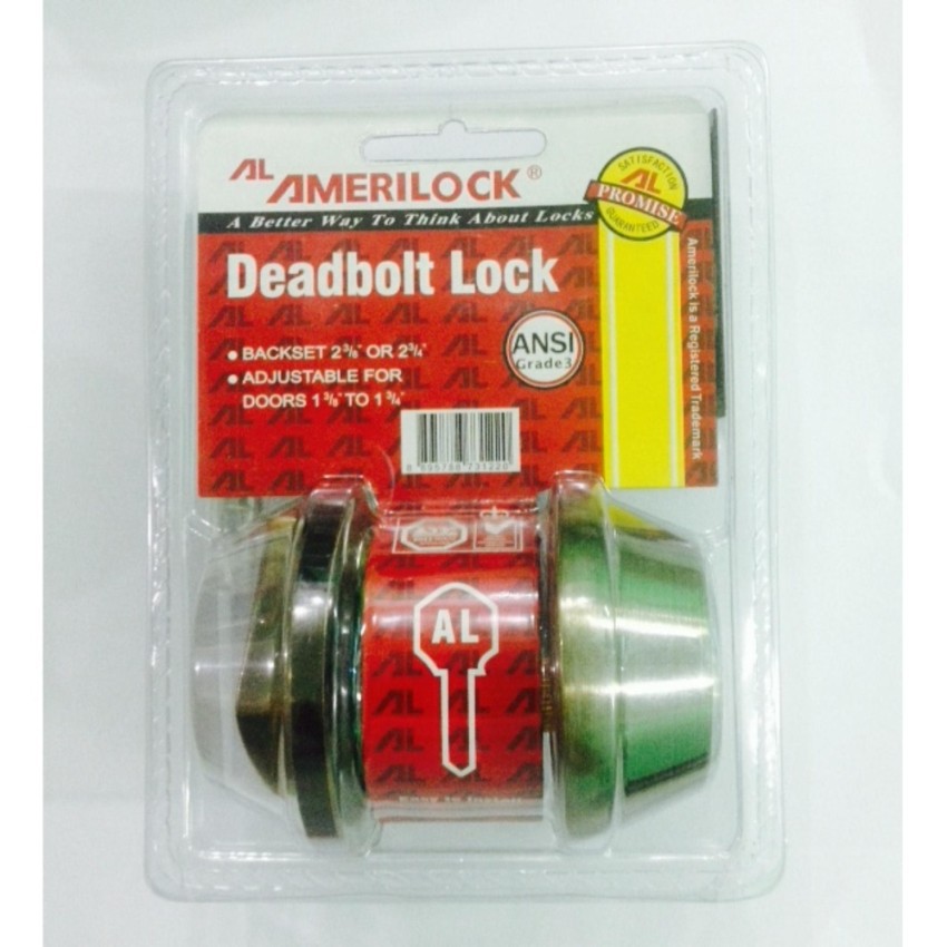 Amerilock Single Cylinder Deadbolt (Antique Brass) | Shopee Philippines