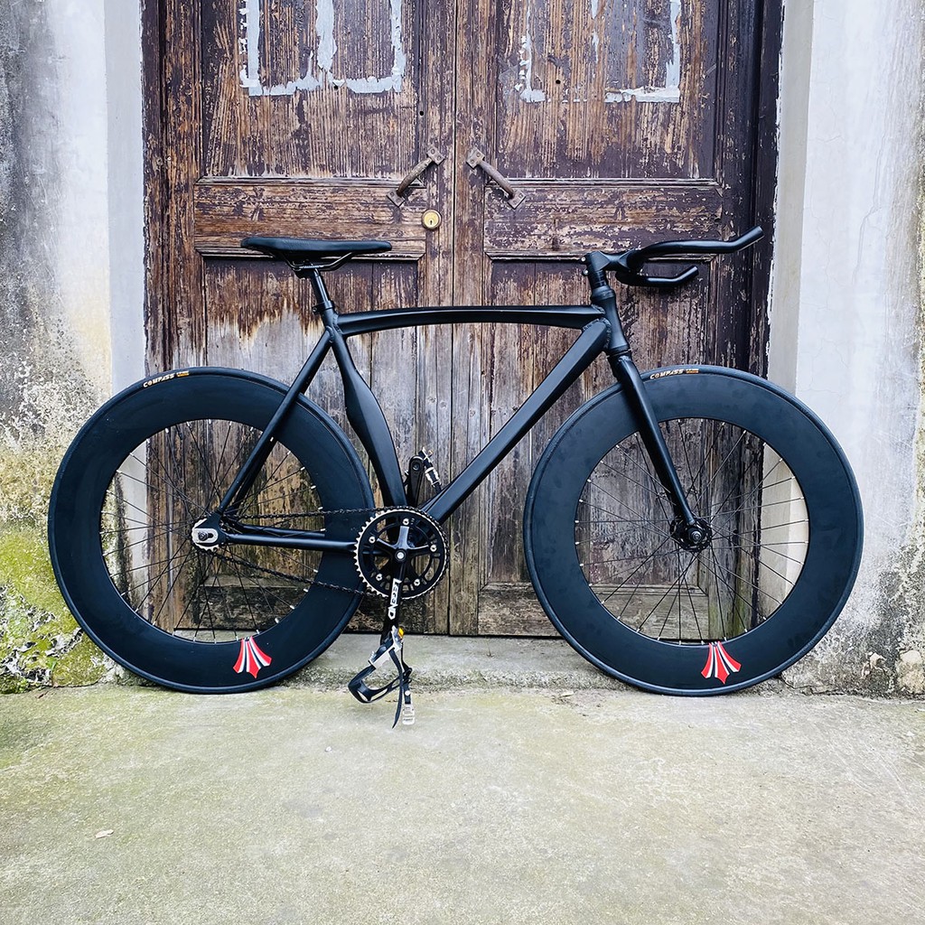 52cm track bike single speed fixie Bike 700C Fixed Gear Bike road Bicycle Aluminum alloy 90MM WHEEL Shopee Philippines