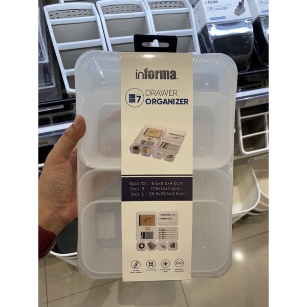 Informa DRAWER ORGANIZER SET OF 7 (ORGANIZER STORAGE 1 SET CONTAINS 7 ...
