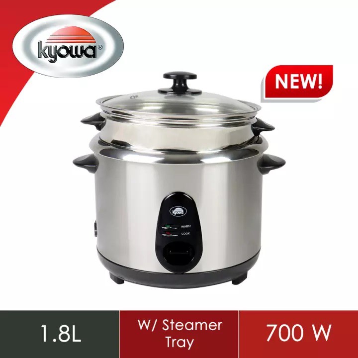 Kyowa Rice Cooker 1.8L 10 cups KW-2040 Stainless (Houseware Expres ...