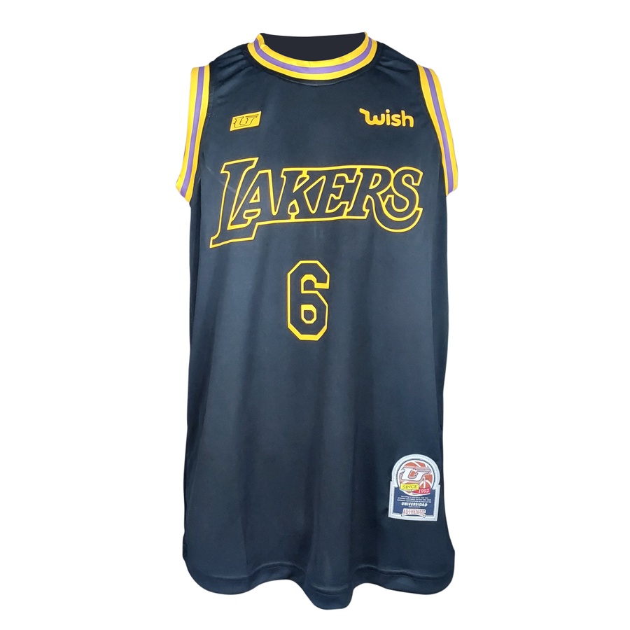 Universidad UTB JAMES Lakers Super Star Jersey Drifit Black Mens ...