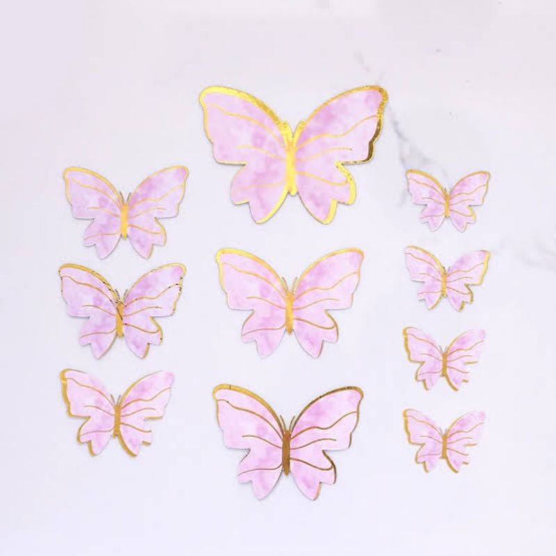 BUTTERFLY, BALL CAKE TOPPERS (Big) w/ WIRE Shopee Philippines