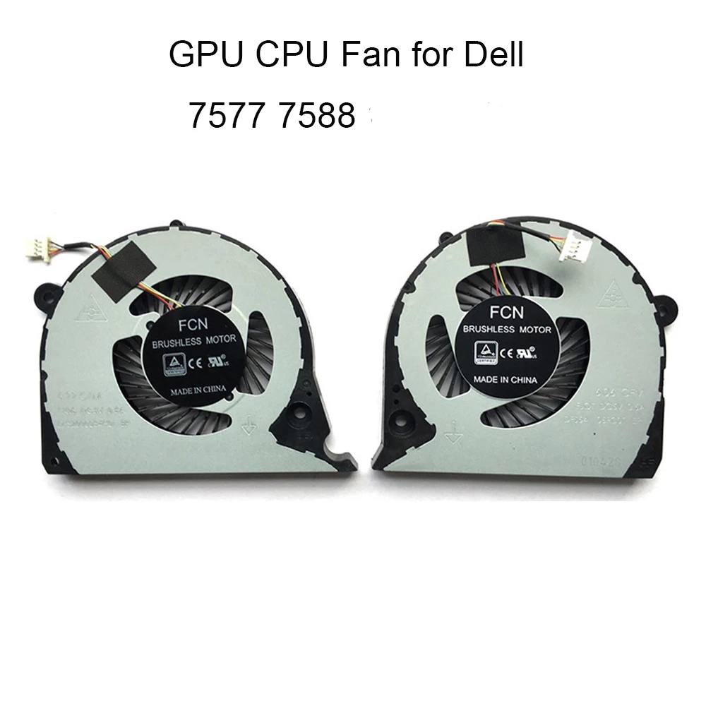 Ventilateur De Refroidissement CPU/GPU Pour Dell Inspiron 15-7590/7591 - Remplacement Modèles DFS5K12114262D Etc. - 7