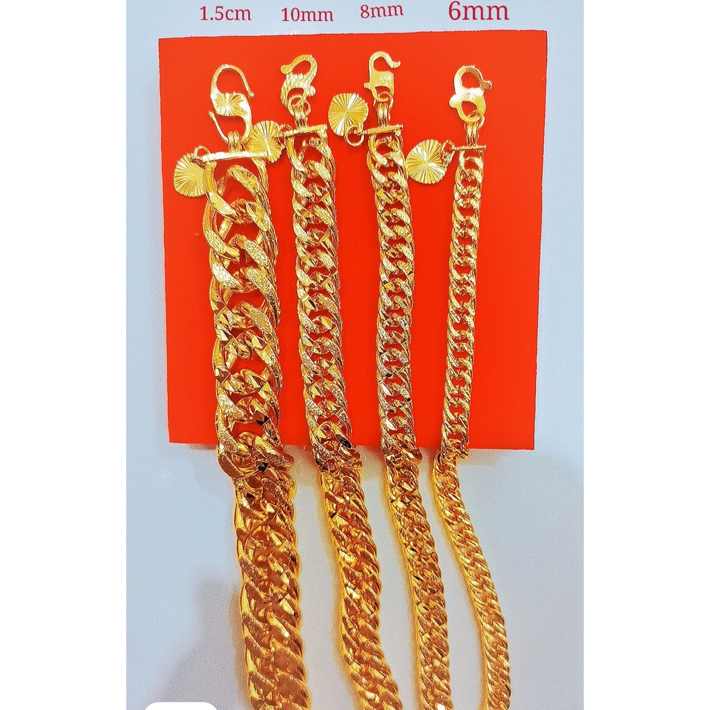 BANGKOK GOLD BRACELET centipede hand chain | Shopee Philippines