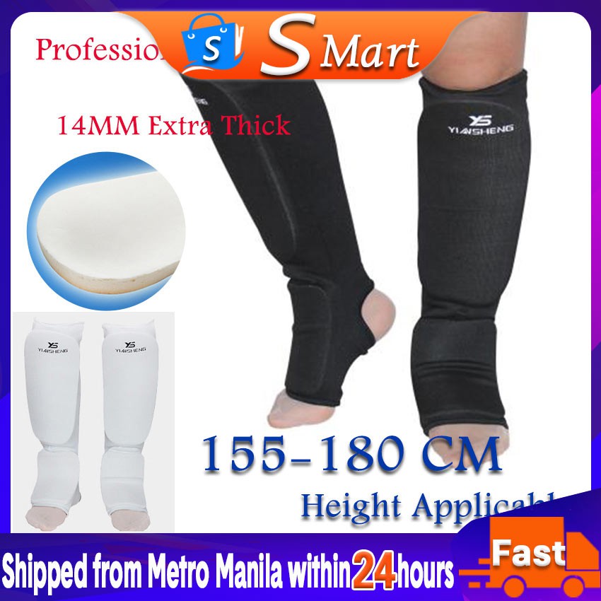 Ankle Support Boxing Shin Guards Muay Thai Insteps Karate MMA Kick