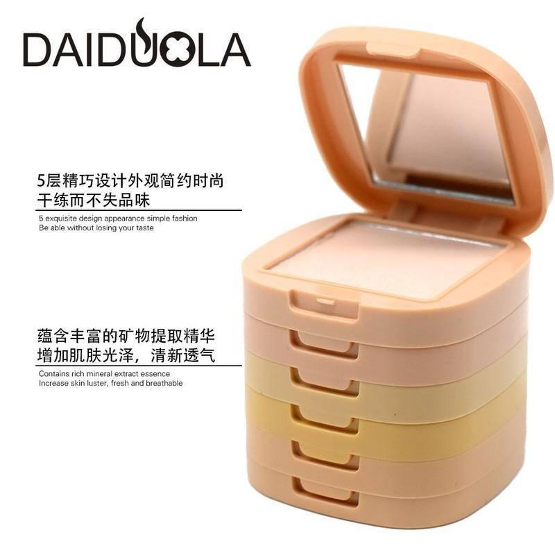 5-in-1 Powder Cake Long-lasting Oil Control Repairing Makeup Powder ...