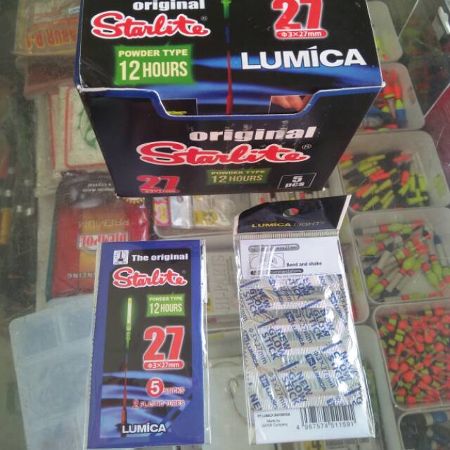 STARLIGHT 4.5 MM ORIGINALE BUSTINA CON 10 PEZZI STARLITE SL1 2 LUMICA