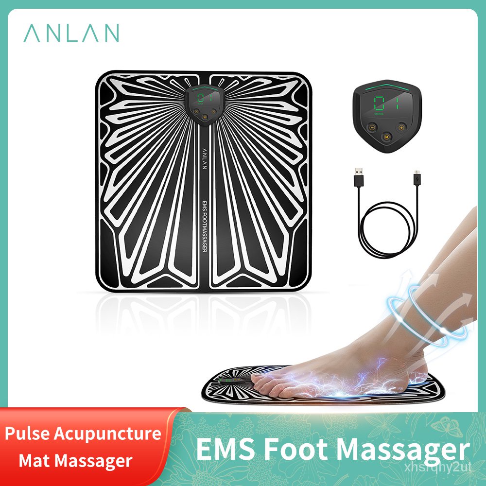 ANLAN EMS Foot Massager Health Care Mat Massageador Pulse Acupuncture