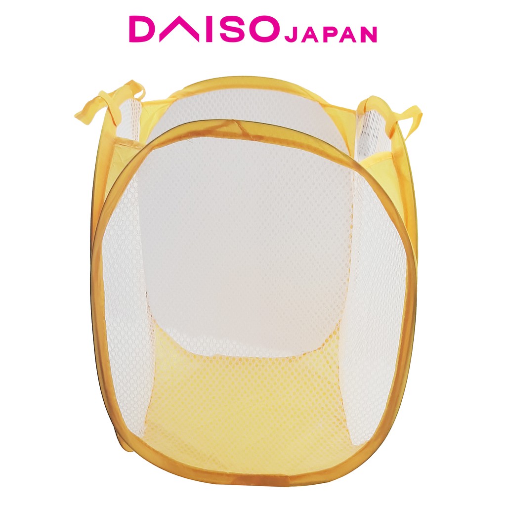 Daiso Orange Popup Laundry Hamper Shopee Philippines