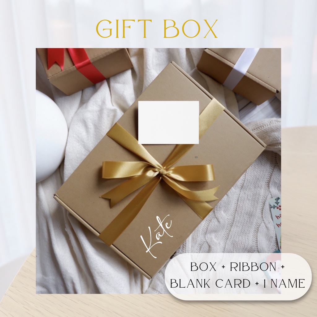 PERSONALIZED ADD ON GIFT BOX | Shopee Philippines