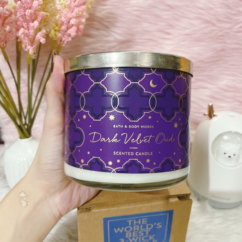 Dark Velvet Oud 3wick Candle Bath & Body Works Shopee Philippines