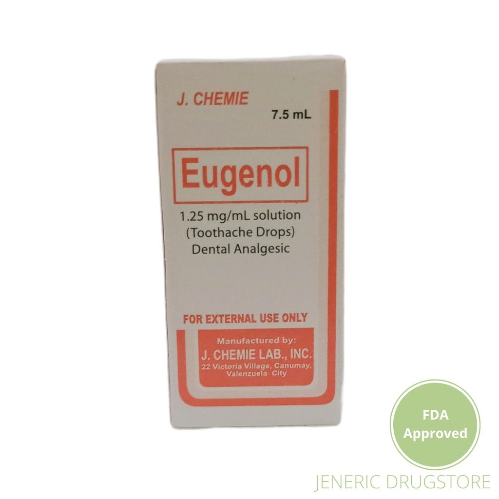 Eugenol Toothache Drops 7.5mL Dental Analgesic for Oral Care Health