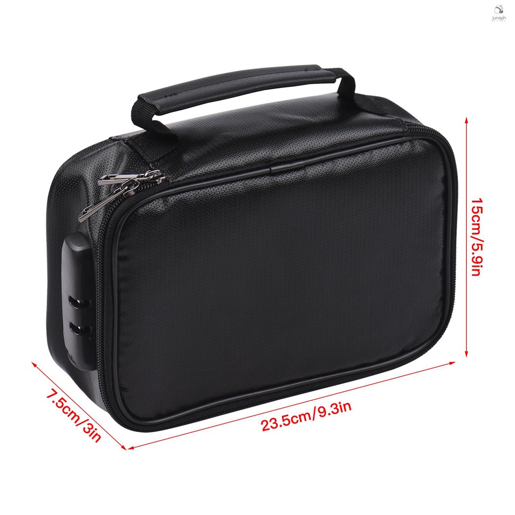 [journalfamily]Fireproof File Document Bag Safety Organizer with 3 ...