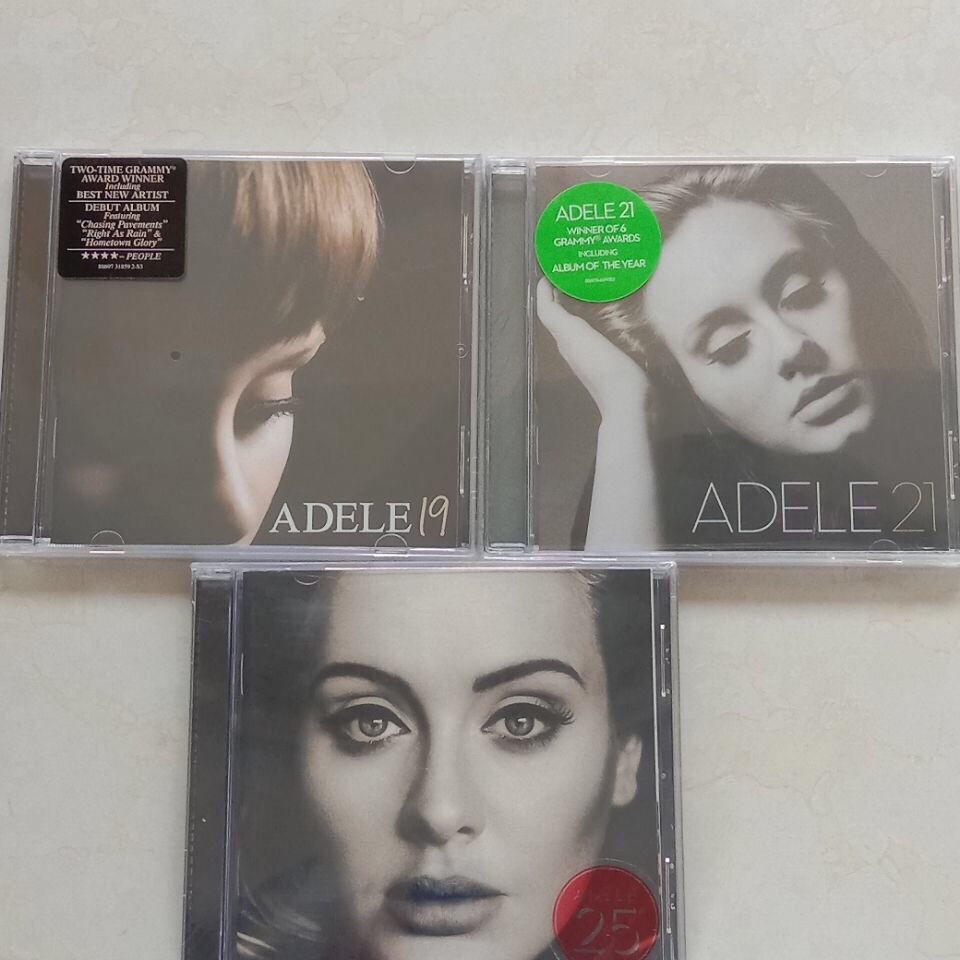 Adele album 19/21/25 3CD + lyrics book three albums full set ☆F01