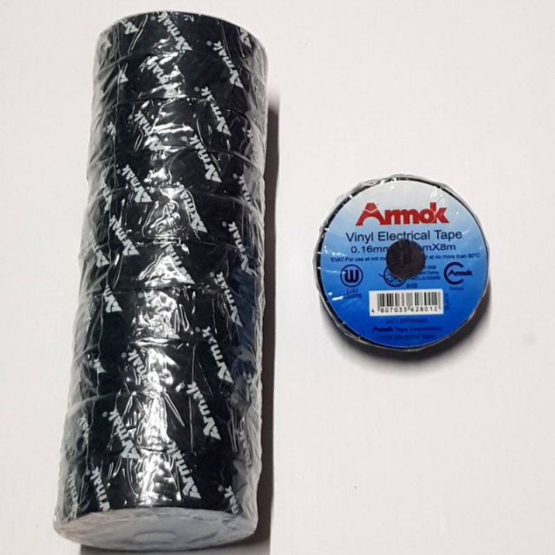 Armak Electrical Tape 8m (10 Pcs) | Shopee Philippines