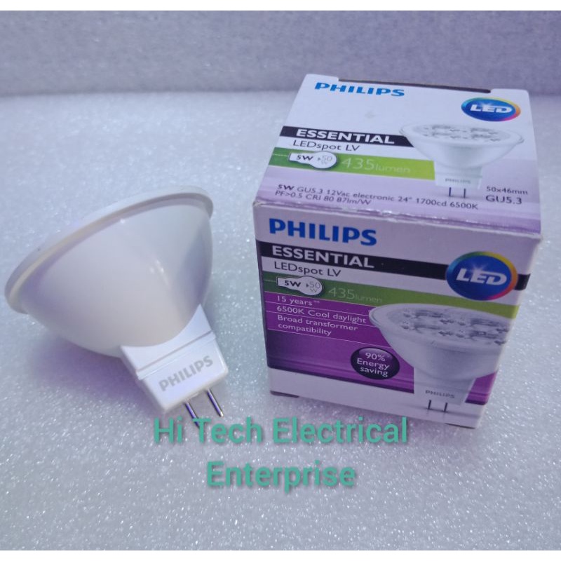 Philips Essential Led Spot Lv V Cool Daylight Shopee Philippines