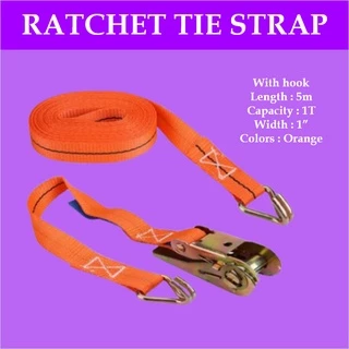 1.5 Inch Ratchet Strap LC1000 daN with double J-hook