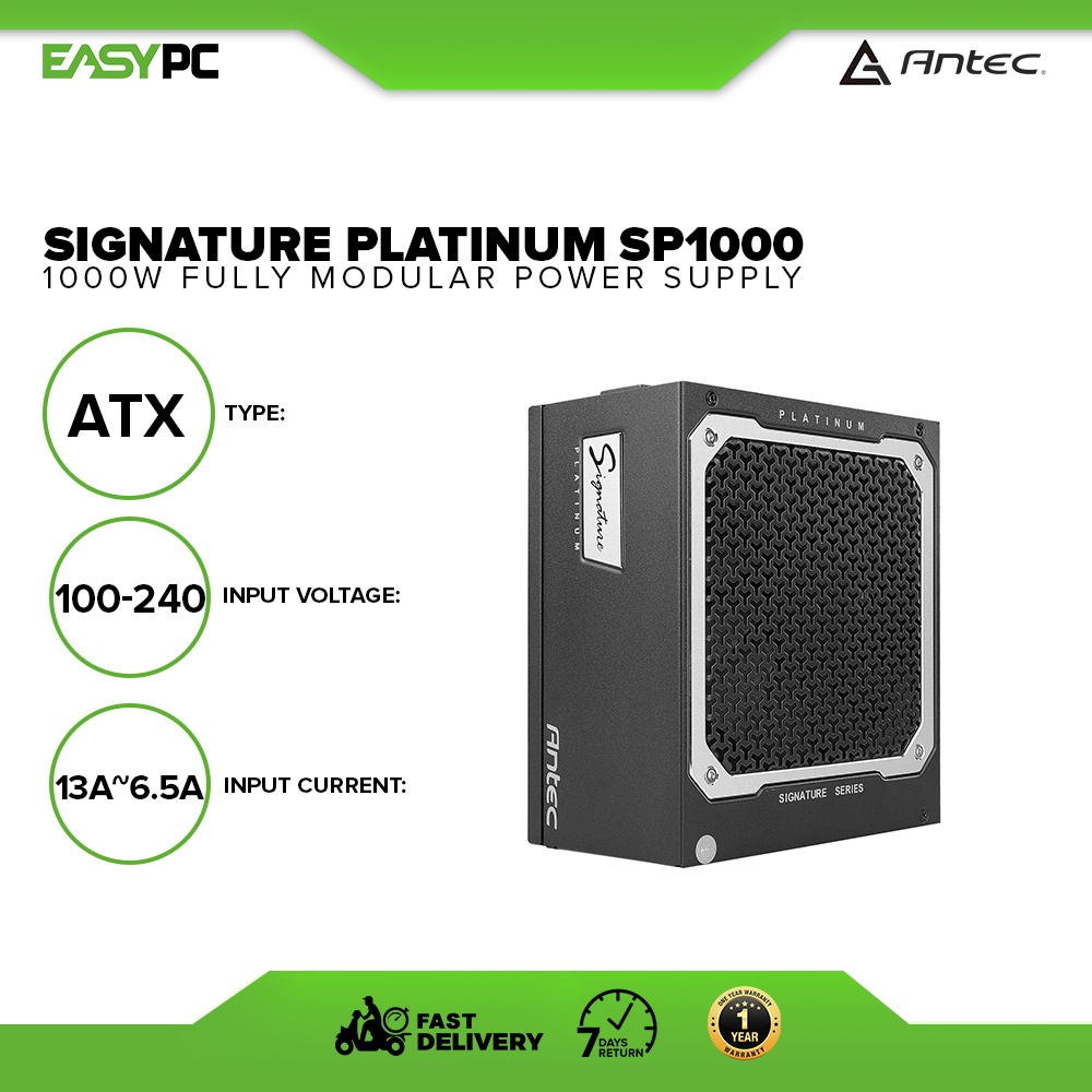 Easy PC | Antec Signature Platinum SP1000 1000w Fully Modular