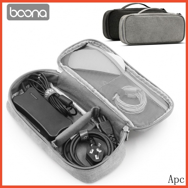 Baona Laptop Charger Power storage bag Cable AC Adapter Cover Case Mouse Organiser Bag Pouch Shopee Philippines