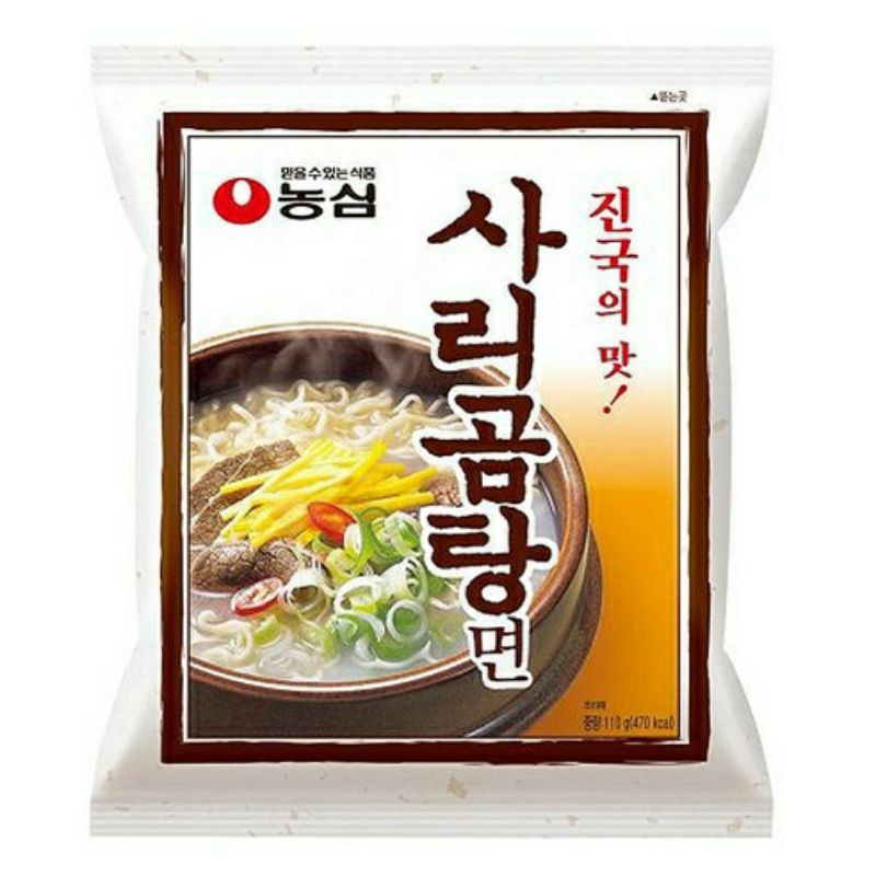 nongshim sarigomtang myun korean noodles ramen beef bone soup 110g not ...