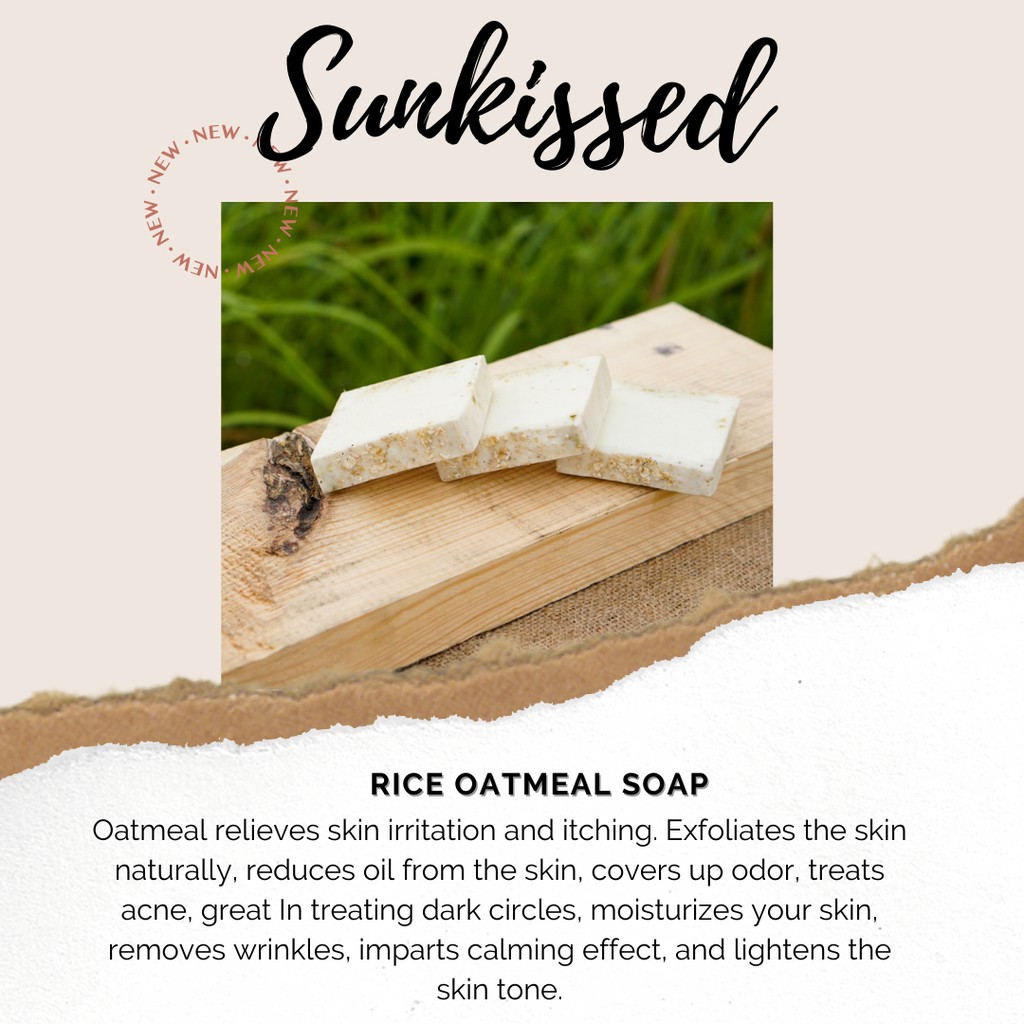 Handmade Rice Oatmeal Soap