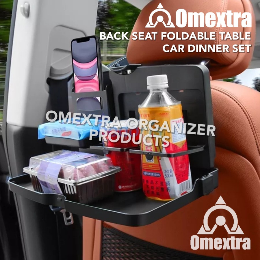 Foldable Car Dinner Set Omextra Folding Dining Table Cup Holder Car ...