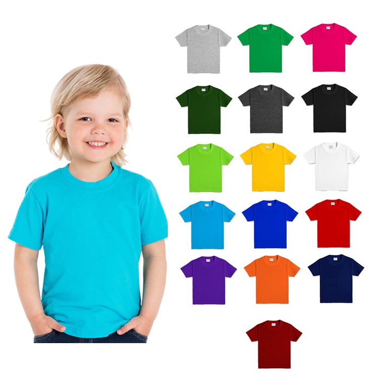 High quality solid discount color t shirts